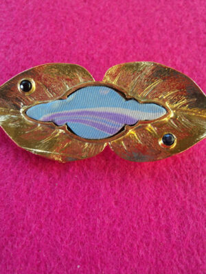 Broche Fleur deux pétales