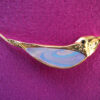 Broche Oiseau soie