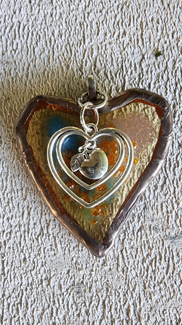 Coeur fondu et pomme