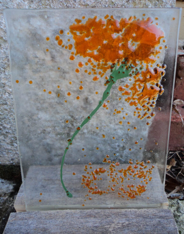 "Souffle de polle, fusing floral