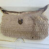 Sac beige crochet coeur