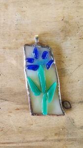 Pendentif Bleuet de mémoire