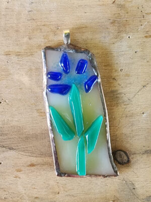 Pendentif Bleuet de mémoire