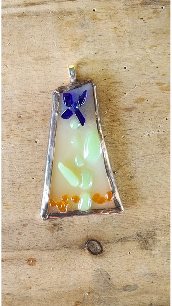 Pendentif bleuet de lumière