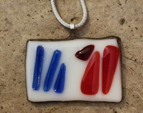 Pendentif drapeau français