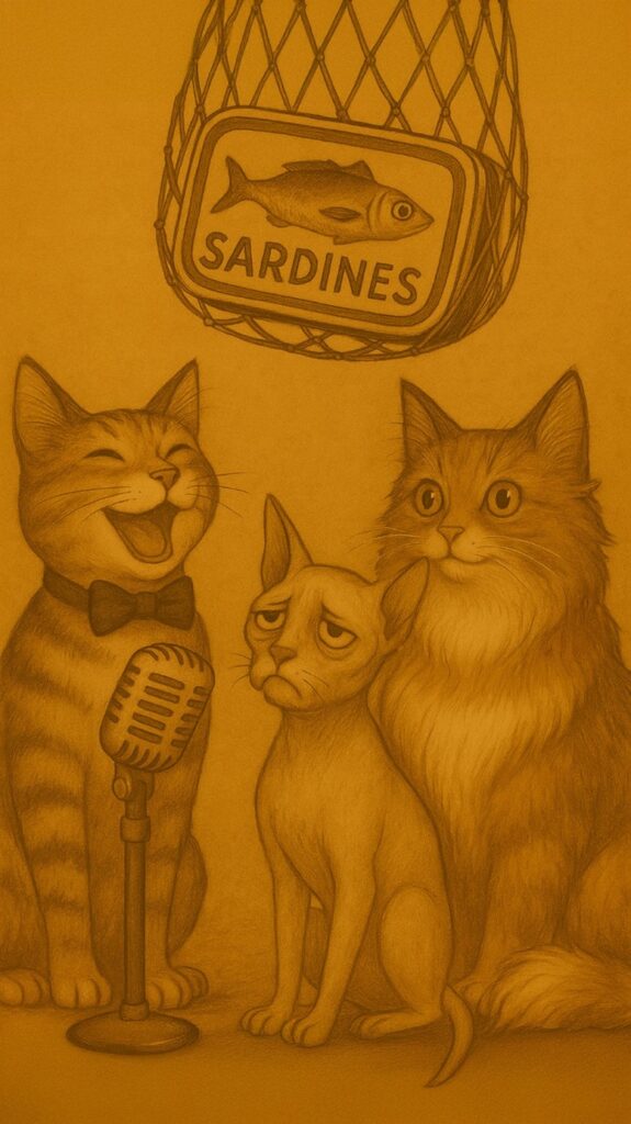 Trio Paul Sphynx et Angora