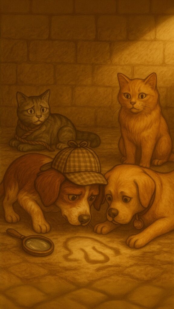 Umi et Itrema flairent la piste de Sphynx