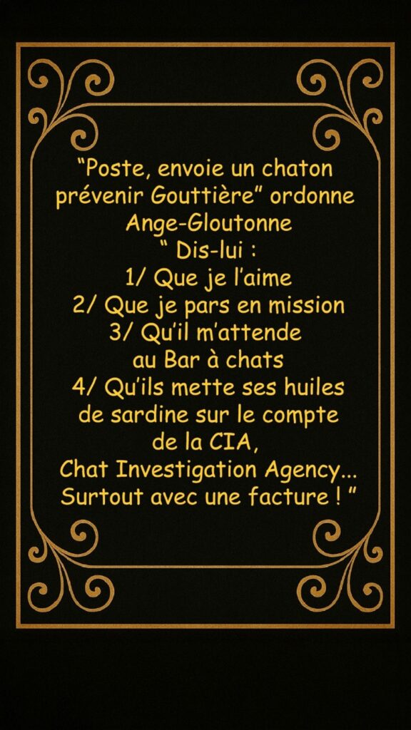 Ange-Glouronne part en mission