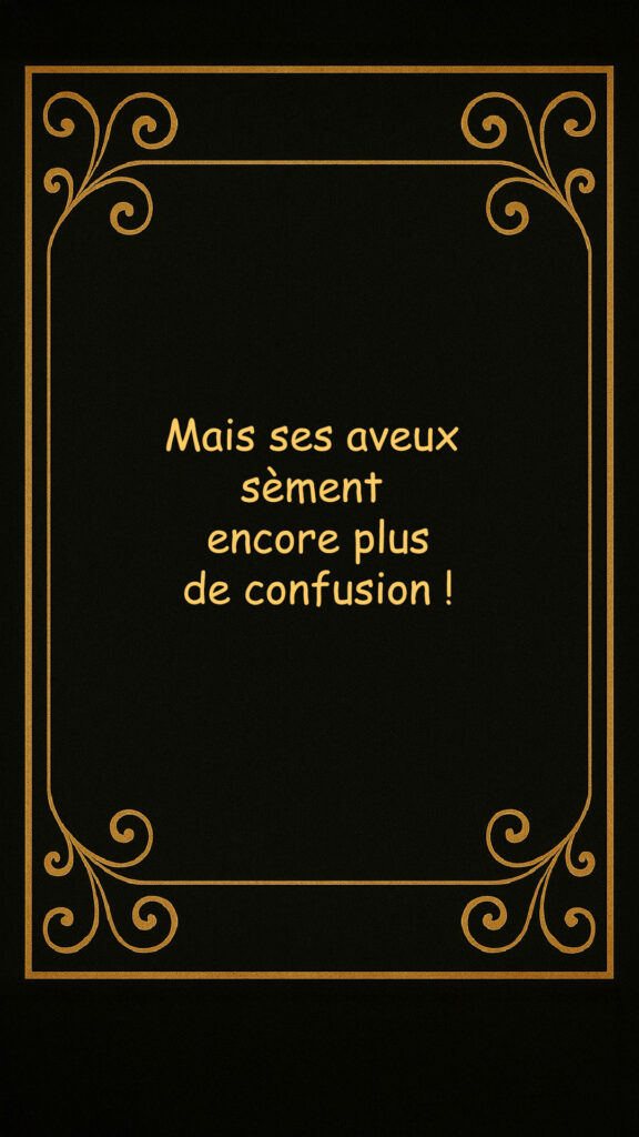 Les aveux de Gouttière sèment la confusion