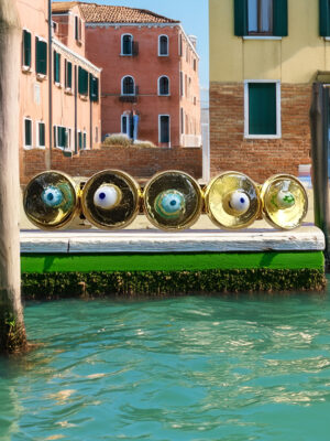 Barrette millefioris sur le quai