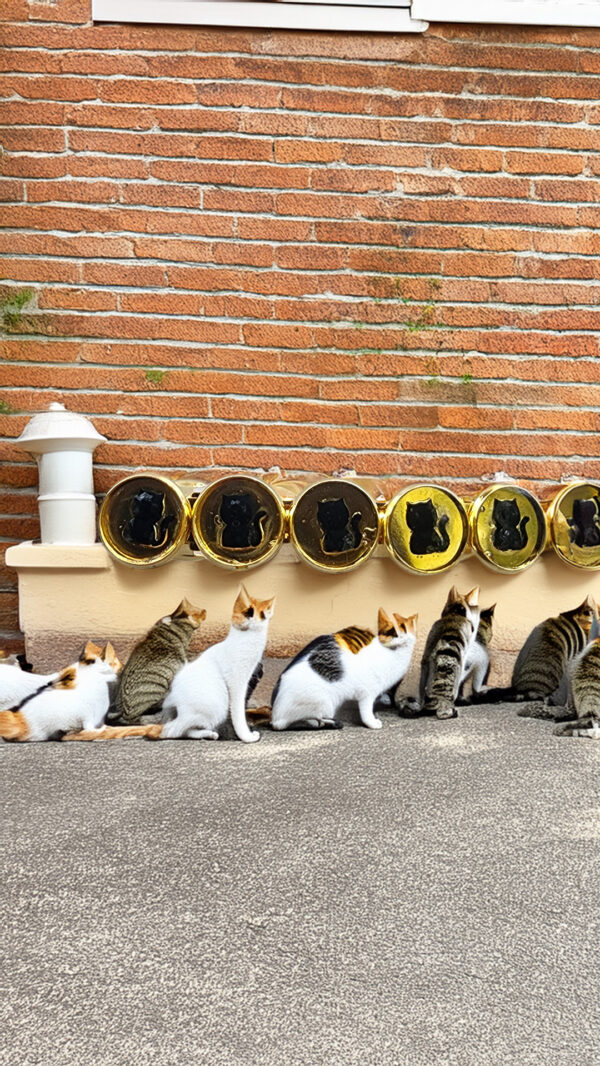 Barrette Ribambelle de chats