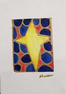 Carte postale L'étoile inclinée