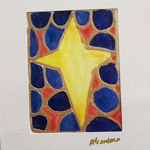 Carte postale L'étoile inclinée