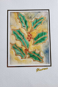 Carte postale Houx des lumières