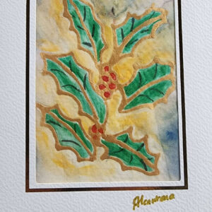 Carte postale Houx des lumières