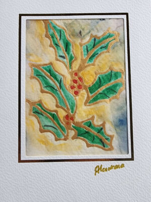 Carte postale Houx des lumières