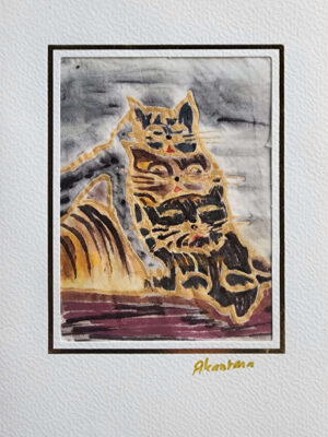 Carte le Sapin des 3 moustaches Carte le Sapin des 3 moustaches