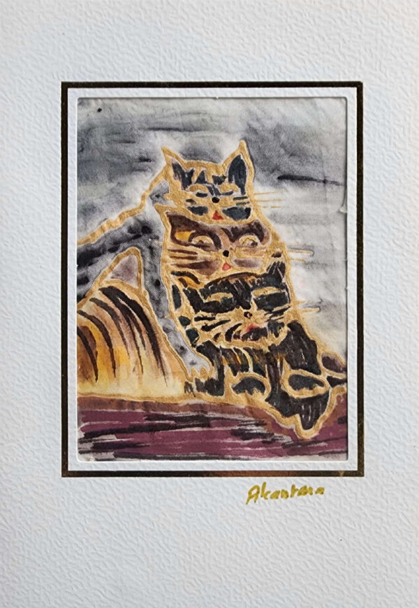 Carte le Sapin des 3 moustaches Carte le Sapin des 3 moustaches