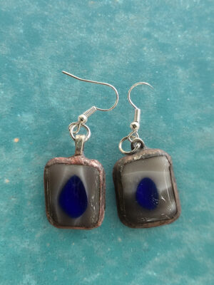 Gouttes d'azur boucles d'oreilles