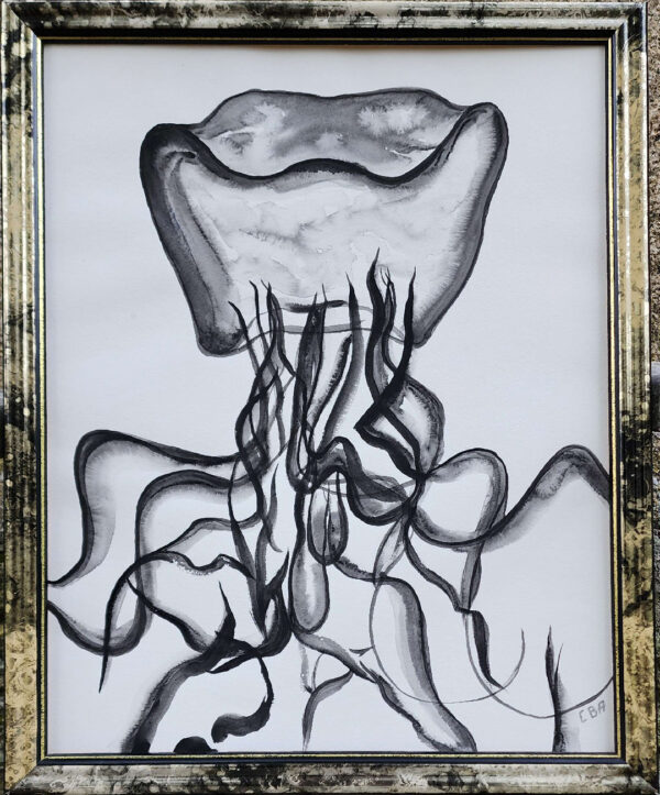 Mémoire du Japon Meduse sumi e Mémoire du Japon, Méduse Sumi-e