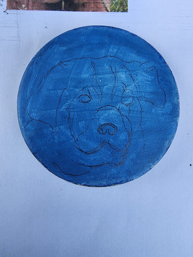Chien de berger dessin